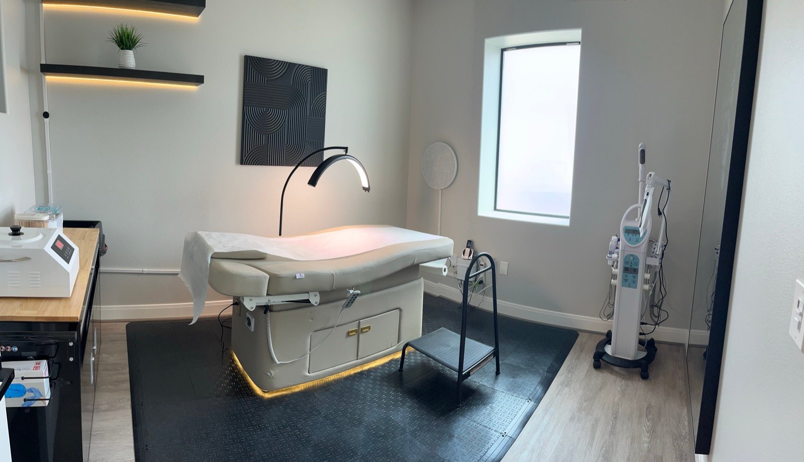 A treatment room at NAKED Woodlands